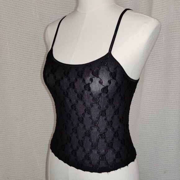 Fredericks of Hollywood | black mesh tank top - Picture 4 of 13